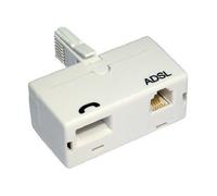 World of Data ADSL Micro Filter for BT Broadband RJ11 ADSL Router/Modem - TWIN PACK (2)