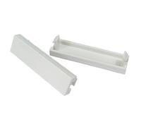 World of Data Blanks for UK Faceplates - 2 Plates per Bag - 1/4 Blanking Plate - 12.5mm x 50mm - White - UK Style Blanking Plate for use with faceplates