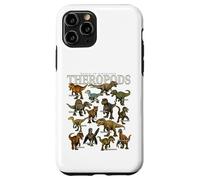 World of Dinosaurs Theropods Illustrated Dinosaur Species Case for iPhone 11 Pro