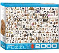 World of Dogs 2000 piece jigsaw puzzle 965mm x 685mm
