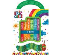 World Of Eric Carle, My First Library Board Book Block 12-Book Set - First Words, Alphabet, Numbers, And More - Pi Kids: 12 Board