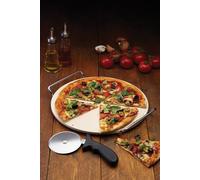 World of Flavours Italian Pizza Stone Set in Cream World of Flavours Cream