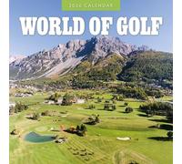 World of Golf - 2026 Square Wall Calendar - by Red Robin Publishing