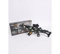 World of Gun 49cm Tactical Combat Rifle - "Ultimate Upgrade" Toy Blaster with Dynamic Vibration, LED Light-Up Magazine & Realistic Sounds - Mid-Size Camouflage Military Toy for Kids