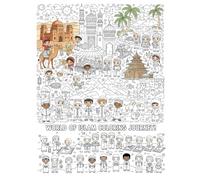 World of Islam Coloring Journey: 60 Kawaii Style Muslim Cultures