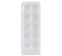 World Of Moulds | 10 Cavity Wax Tart Clamshell Mould x 100