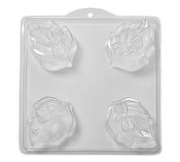 World Of Moulds | 4 Cavity Dragonfly On Leaf Soap/Bath Bomb Mould Mold M28