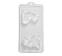 World of Moulds | 4 Cavity Sitting Cat Soap/Bath Bomb Mould Mold K09 x 5