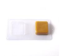 World Of Moulds | 4 Cavity Square Soap/Bath Bomb Mould Mold A02