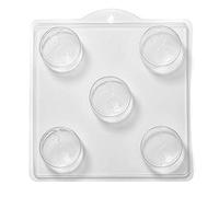 World Of Moulds | 5 Cavity Yin & Yang Soap/Bath Bomb Mould Mold M139