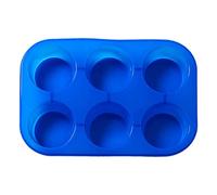 World Of Moulds | 6 Cavity Round Cake Silicone Mould