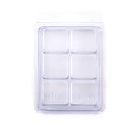 World Of Moulds | 6 Cavity Wax Tart Clamshell Mould x 10
