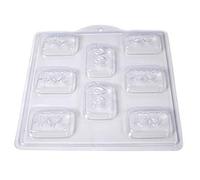 World Of Moulds | 8 Cavity Double Heart with Arrow Soap/Bath Bomb Mould Mold M140
