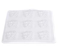 World Of Moulds | 9 Cavity Snoopy Soap/Bath Bomb Mould Mold K12
