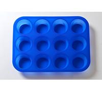 World Of Moulds Pack of 5 12 Cavity Round Cake Mould, Silicone, 33.5 x 25 x 3.8 cm