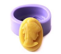 World of Moulds | Plain Cameo Lady Silicone Mould