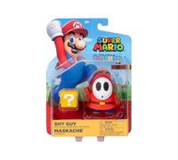 World of Nintendo Super Mario Bros 4-inch Action Figure - Red Shy Guy Figures with Question Block