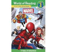 World of Reading Marvel 3-In-1 Listen-Along Reader: 3 Tales of Adventure: This is Spider-Man / This Is Doctor Strange / The New Team