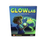 World of Science Glow Lab, Glow-in-the-Dark Science Kit, 3 Glowing Experiments, Ages 8+
