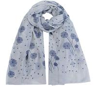 World of Shawls Dandelion Celebrity Designer Womens Scarf Shawl Wrap Ladies Long Scarf (Light Silver)