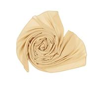 World of Shawls Elegant Chiffon Scarf Wrap Wedding Bridal Party Occasion Prom - 28 Colours (Cream)
