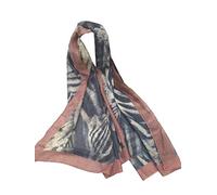 World of Shawls Storm Tiger Print Scarf/Wrap/Shawl (Storm Tiger - Dusky Pink)