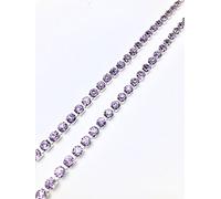 World of Sparkles 1 Meter 3A AAA Sparkling Crystal Rhinestones Diamante Diamonds Chain Trim Gem Sew Glue Stitch On for Arts & Craft, Tapestry DIY Jewellery Party Event Cake Decoration, SS28 6mm