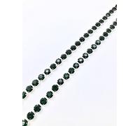 World of Sparkles 1 Meter 3A AAA Sparkling Crystal Rhinestones Diamante Diamonds Chain Trim Gem Sew Glue Stitch On for Arts & Craft, Tapestry DIY Jewellery Party Event Cake Decoration, SS28 6mm