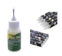 World of Sparkles Beacon Gem-Tac Adhesive 10ml with Precision Needle - Strong Clear Glue for Crystals, Rhinestones & Gems - DIY, Jewellery, Fashion + 1 Free Wax Pencil