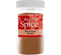 World of Spice Ground Mixed Spice - 370g Spice Jar for Cooking - Premium Mixed Spices for Baking Cakes - Gourmet Spices and Seasonings - Home & Catering Spices for Curry, Tagines, Soup, Stews