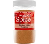 World of Spice Mexican Fajita Seasoning Mix - 400g Spice Jar for Cooking - Premium Fajita Spice Mix - Gourmet Spices and Seasonings - Home & Catering Spices for Fajitas, Tacos, Burritos, Marinades