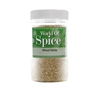 World of Spice Mixed Herbs Seasoning 120g Catering Size Jar - Premium 100% Natural, Dried Italian Herbs Seasoning for Cooking - Home Cooks, Professional Chefs & Commercial Kitchens