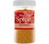 World of Spice Ras El Hanout Moroccan Spice Mix 400g Spice Jar for Cooking - Premium Ras El Hanout Spice Blend - Tagine Spices, Couscous, Grilled Meats Gourmet Spices and Seasonings Spices Jar