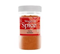 World of Spice Tandoori Curry Powder 400g Catering Size Jar - Premium Indian Tandoori Curry Spice Blend Seasoning for Cooking - for Home Cooks, Professional Chefs & Commercial Kitchens