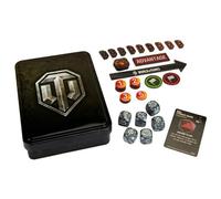 World of Tanks: Gaming Set - Tokens & Dice - Collectible Metal Tin, WOT Miniatures Game, Expansion Accessory Pack, Tabletop Gaming, WOT53