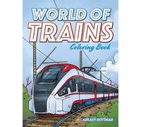 World of Trains Coloring Book