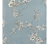 World of Wallpaper Chinoise, Matte, Slate Blue (900102)