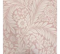 World of Wallpaper Florence Leaf Floral Wallpaper Blush Pink 728 - Living Room, Lounge, Bedroom, Hallway, Feature Wall Wallpaper