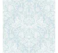 World of Wallpaper Harlen Woodland Damask, Matte, Duck Egg (50341)