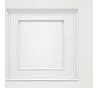 World of Wallpaper Oliana Panel, 3D Wood Effect, White/Grey (8498)