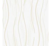 World of Wallpaper Shimmer Wave, Metallic, Natural Beige/Gold (AF0024)