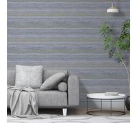 World of Wallpaper Strata Marble, Effect Metallic, Blue/Gold (3101)