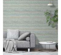 World of Wallpaper Strata Marble, Effect Metallic, Sage Green/Gold (3102) | Easy to apply wallcovering, Contemporary, Feature Wall, Bedroom, Living & Dining Rooms (10.05m x 53cm roll)