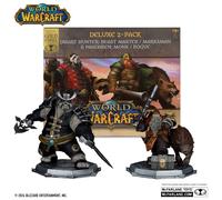 McFarlane Toys Figures World of Warcraft 1:12 Deluxe 2pk - Dwarf Hunter & Pandaren Gold Label
