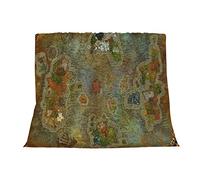 World Of Warcraft 8.0 Map Flannel Fleece Blanket Ultra Soft Warm Throw Lightweight Blanket Micro Fleece Blanket Home For Bed Couch Living Room All Seasons Funny Vintage Metal Sign Poster 8X12 Inches
