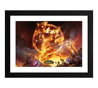 World of Warcraft Ragnaros 30 x 40cm Framed Collector Print