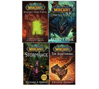 World of Warcraft Series 4 Books Collection Set (Beyond the Dark Portal, Stormrage, The Shattering, Dawn of the Aspects)