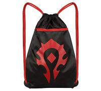 World of Warcraft String Bag, Black/Red, 46 x 36 cm