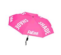 World of Wonder RuPaul's Drag Race Shade Foldable Umbrella, Hot Pink | Compact & Portable, Bold White Lettering, Sun & Rain Protection, Collectible Merch, Wrist Strap Included
