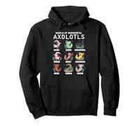 World Of Wonderful Axolotls Cute Kawaii Axolotl Animals Pullover Hoodie